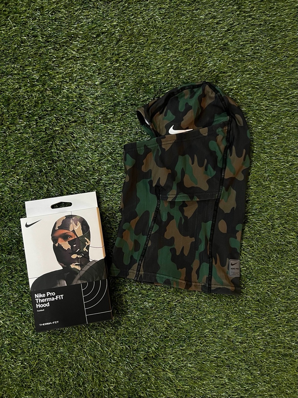 Nike Camo Therma-FIT Hood - Green/Brown/Black